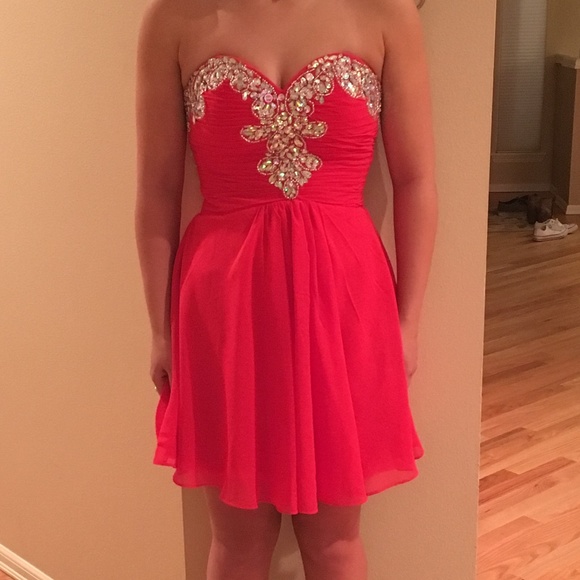 Red Homecoming Dress - Picture 1 of 5